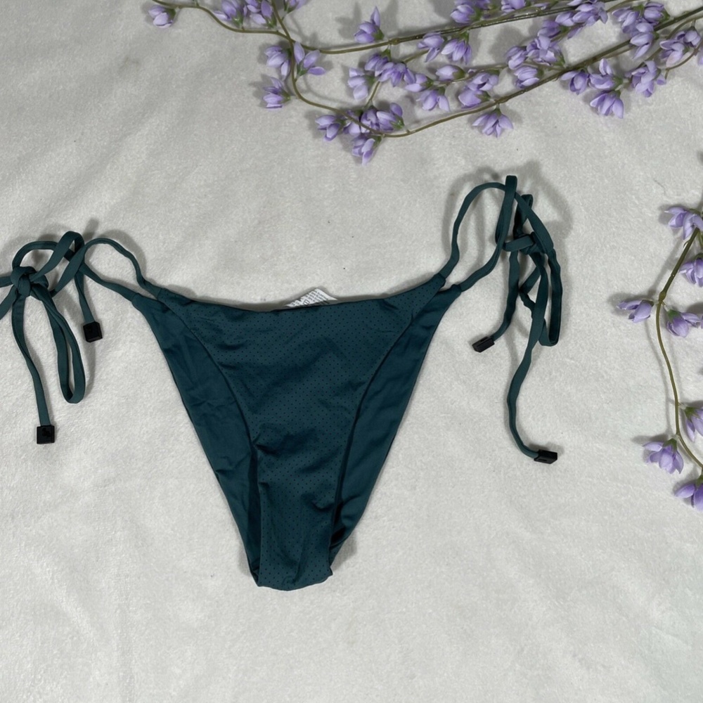 NEW TAVIK‎ Jax Reversible Perforated Bikini Bottom in Storm Green [SZ XS ] - Picture 3 of 11
